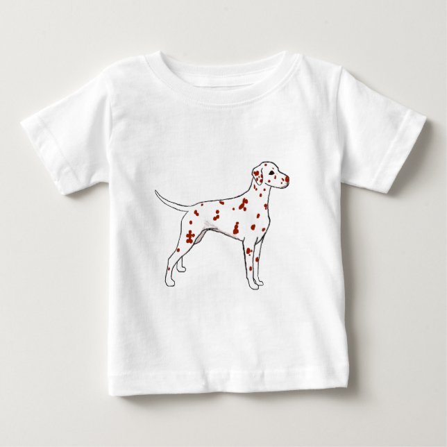 T-shirt Pour Bébé Dalmatie (Devant)