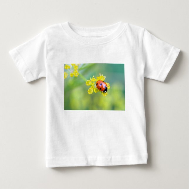 T-shirt Pour Bébé dame sur le dessus (Devant)