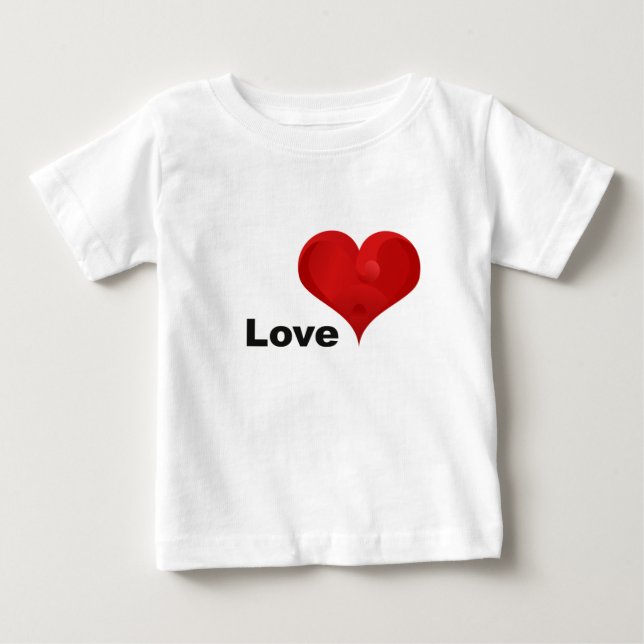 T-Shirt pour bébé d'amour (Devant)
