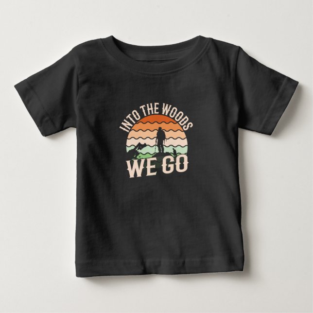 T-shirt Pour Bébé Dans la forêt nous allons (Devant)