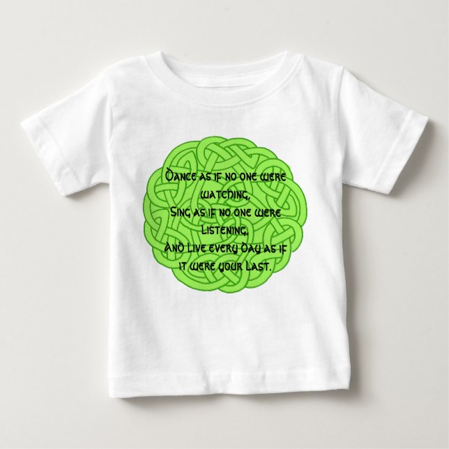 T-shirt Pour Bébé Danse comme si personne ne regardait (Devant)