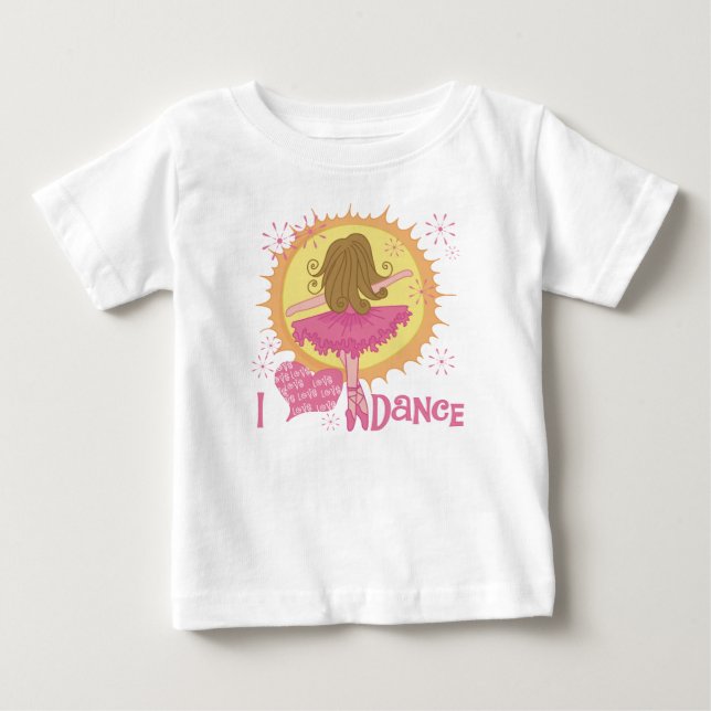 T-shirt Pour Bébé Danse de love (Devant)