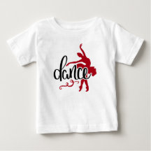 Danse noire / Danseuse de ballet à pointes rouge f