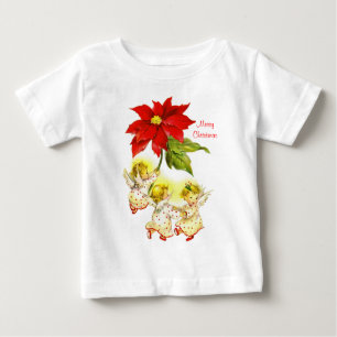 T-shirt Pour Bébé Danser Baby Angels Noël Baby Shirt