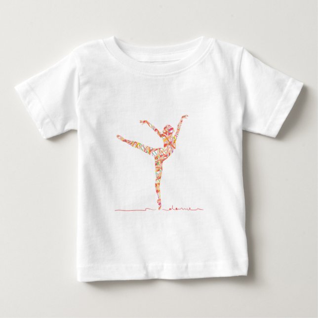 T-shirt Pour Bébé Danseur moderne Ballet (Devant)