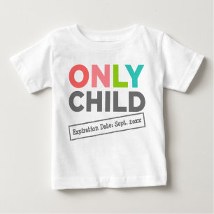 T-shirt Pour Bébé Date d'échéance d'enfant unique [votre date]