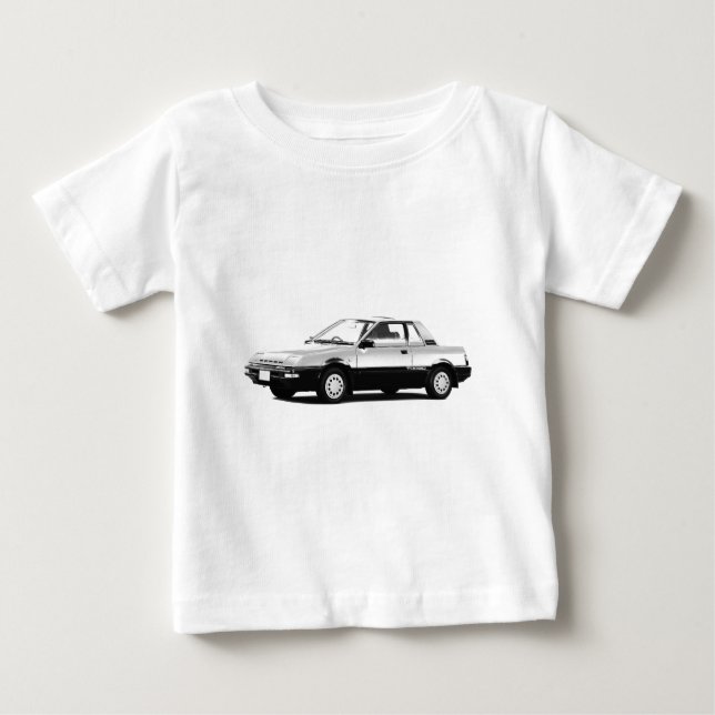 T-shirt Pour Bébé Datsun Nissan Pulsar EXA Turbo 1984 (Devant)