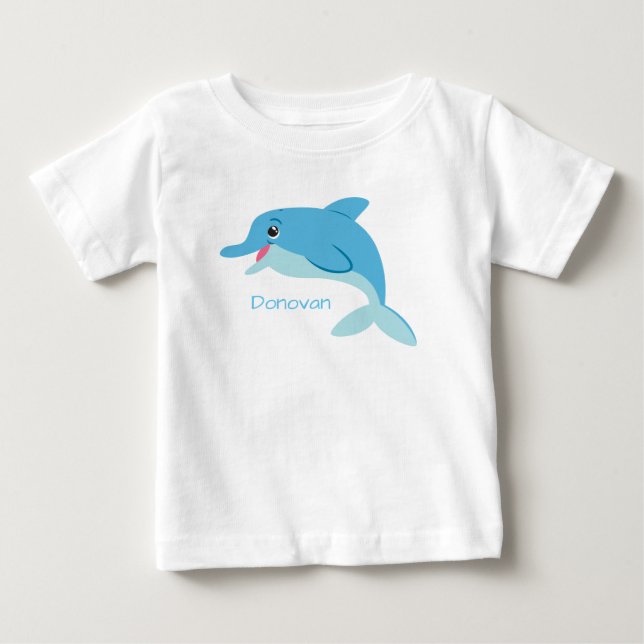 T-shirt Pour Bébé Dauphin (Devant)
