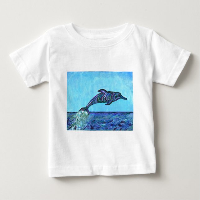 T-shirt Pour Bébé Dauphin (Devant)