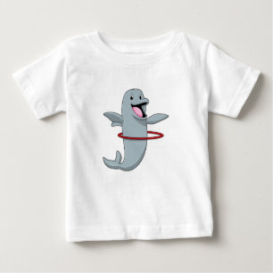 T-shirt Pour Bébé Dauphin à Endurance entraînement avec pneus Fitnes