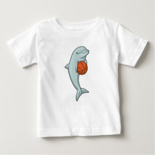 T-shirt Pour Bébé Dauphin au Basketball Sports
