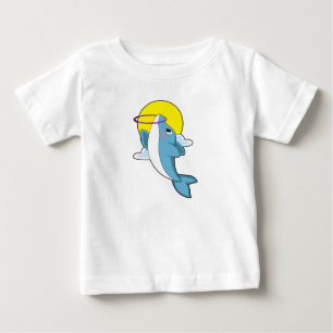 T-shirt Pour Bébé Dauphin avec pneus Fitness