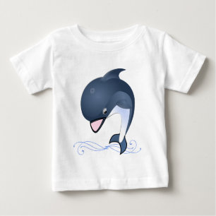T-shirt Pour Bébé Dauphin doux 2