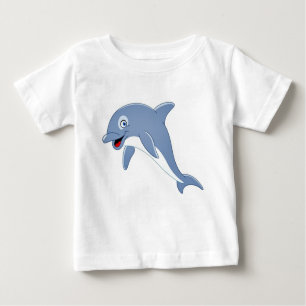 T-shirt Pour Bébé Dauphin mignon