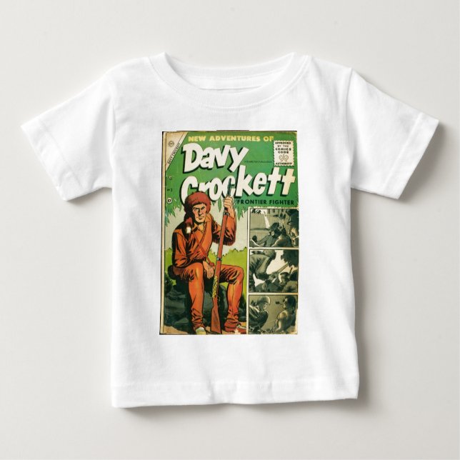 T-shirt Pour Bébé Davy Crockett (Devant)