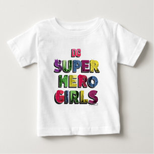 T-shirt Pour Bébé DC Super Hero Girls City Letters