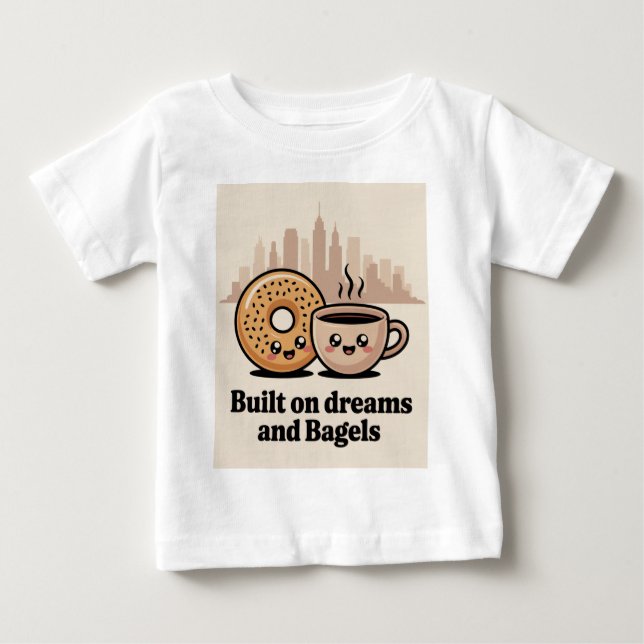 T-shirt Pour Bébé De Brooklyn avec amour  (Devant)