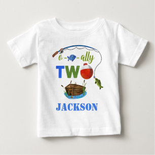 T-shirt Pour Bébé De deux ans bébé t-shirt Petit pêcheur chemise