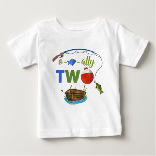 T-shirt Pour Bébé De deux ans bébé t-shirt Petit pêcheur chemise