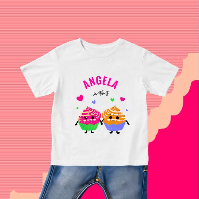 T-shirt Pour Bébé De mignons petits cupcakes (Créateur téléchargé)