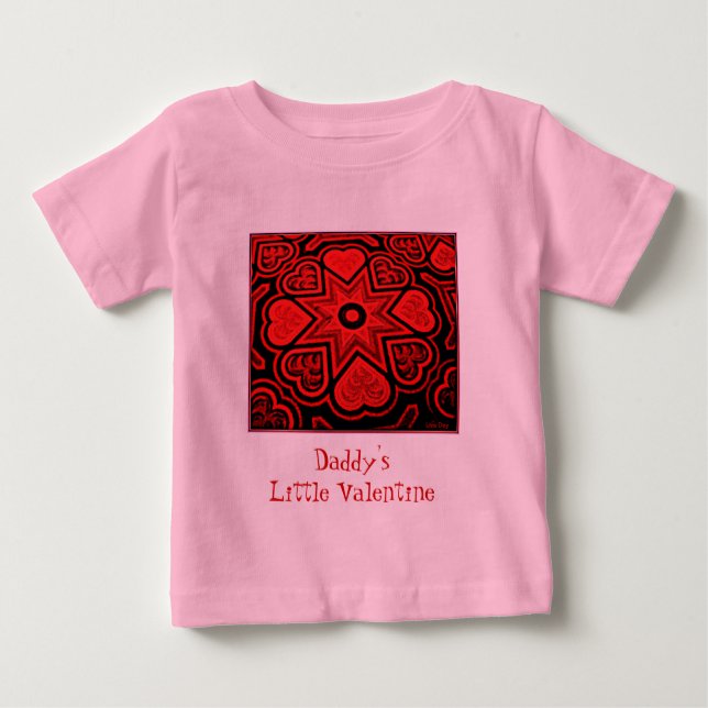 T-shirt pour bébé de 'Papa's Little Valentine' (Devant)