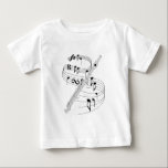 T-shirt Pour Bébé De petite flûte<br><div class="desc">Les fabricants de musique célèbrent ! Annoncez fièrement au monde,  je jouent le piccolo !</div>