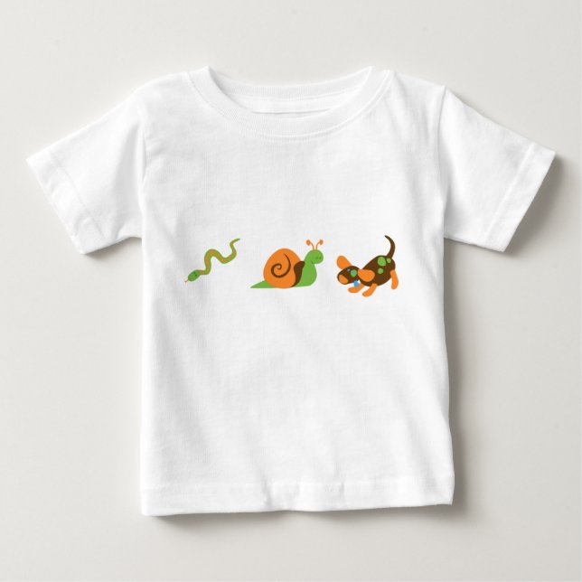 T-shirt Pour Bébé De quoi sont faits les petits garçons (Devant)