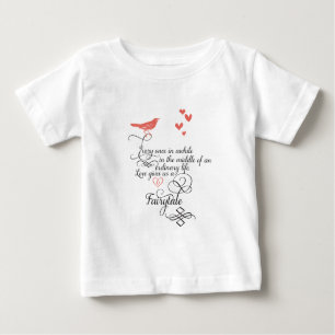 T-shirt Pour Bébé De temps en temps dans une vie ordinaire.