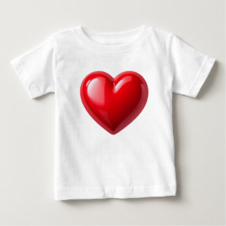 T-shirt Pour Bébé "Débordement de coeur : une symphonie d'amour"