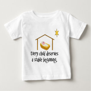 T-shirt Pour Bébé Début stable