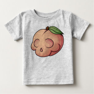 T-shirt Pour Bébé Décès Douce Poche Crâne