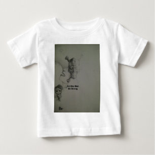 T-shirt Pour Bébé Déclaration audacieuse : Agissez Comme Des Hommes,