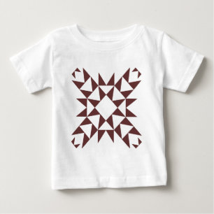 T-shirt Pour Bébé Décor 01 - Brown foncé