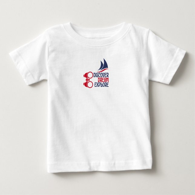 T-shirt Pour Bébé Découvrez Dream Explore (Devant)