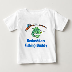 T-shirt Pour Bébé Dedushka Fishing Buddy