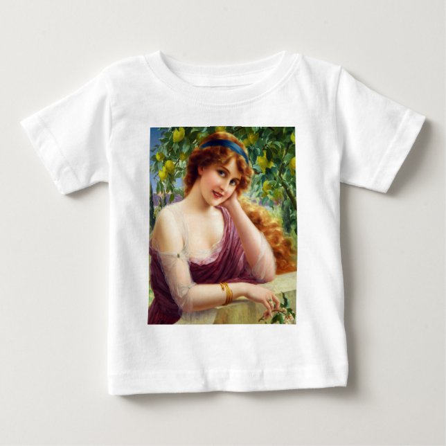 T-shirt Pour Bébé Déesse tombée de l'été (Devant)