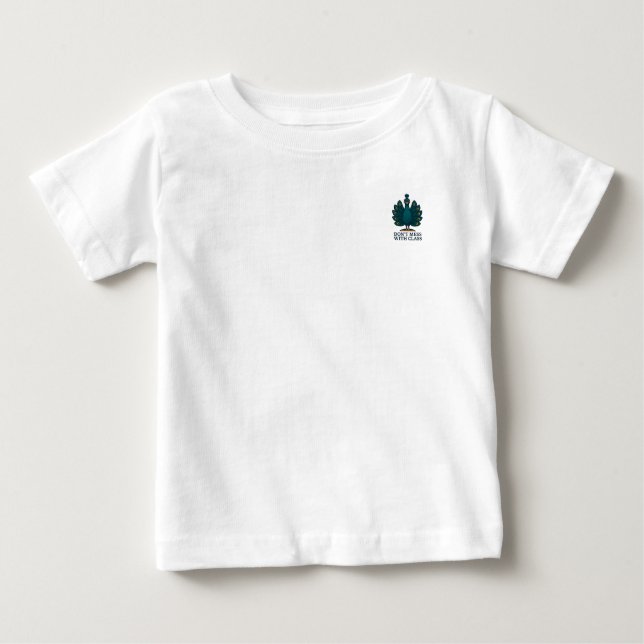 T-shirt Pour Bébé Défauts et fleurs (Devant)