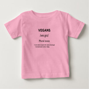 T-shirt Pour Bébé définition végétarienne