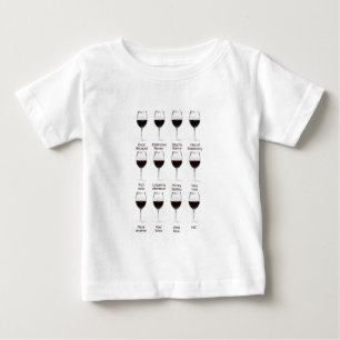 T-shirt Pour Bébé Dégustation de vin