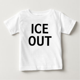 T-shirt Pour Bébé Dehors la glace