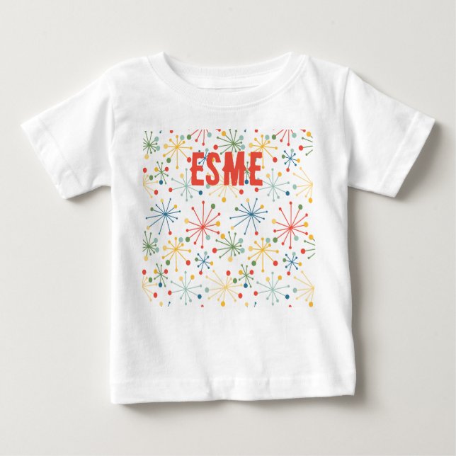 T-shirt Pour Bébé Démarrage en couleur (Devant)