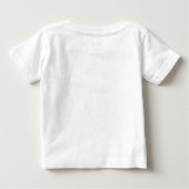 T-shirt Pour Bébé Demi d'Américain à moitié canadien (Dos)