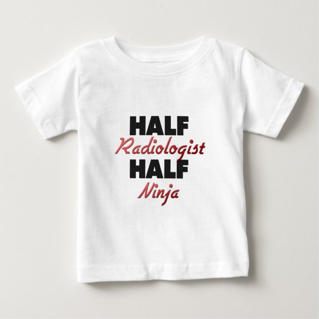 T-shirt Pour Bébé Demi de radiologue demi de Ninja (Devant)
