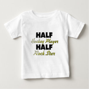 T-shirt Pour Bébé Demi de vedette du rock de demi de joueur de