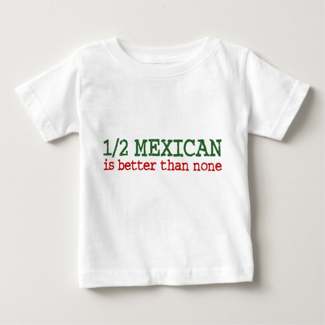 T-shirt Pour Bébé Demi-mexicain (Devant)