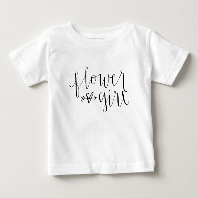 T-shirt Pour Bébé Demoiselle d'honneur (Devant)