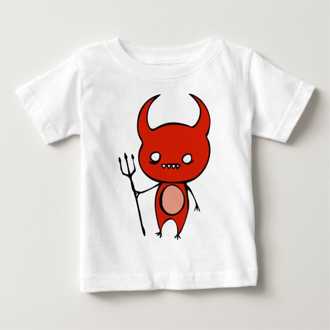 T-shirt Pour Bébé Démon mignon (Devant)