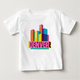 T-shirt Pour Bébé Denver dans la conception