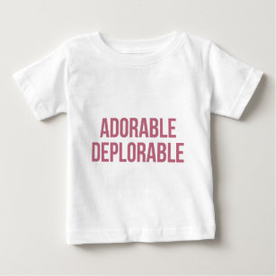 T-shirt Pour Bébé - Déplorable - atout adorable - républicain