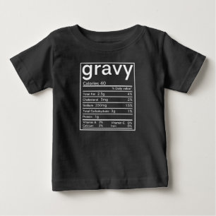 T-shirt Pour Bébé Des faits nutritionnels grasses amusants